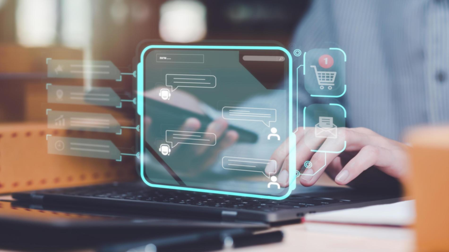 Estudiante revisando métricas de SEO en su computadora